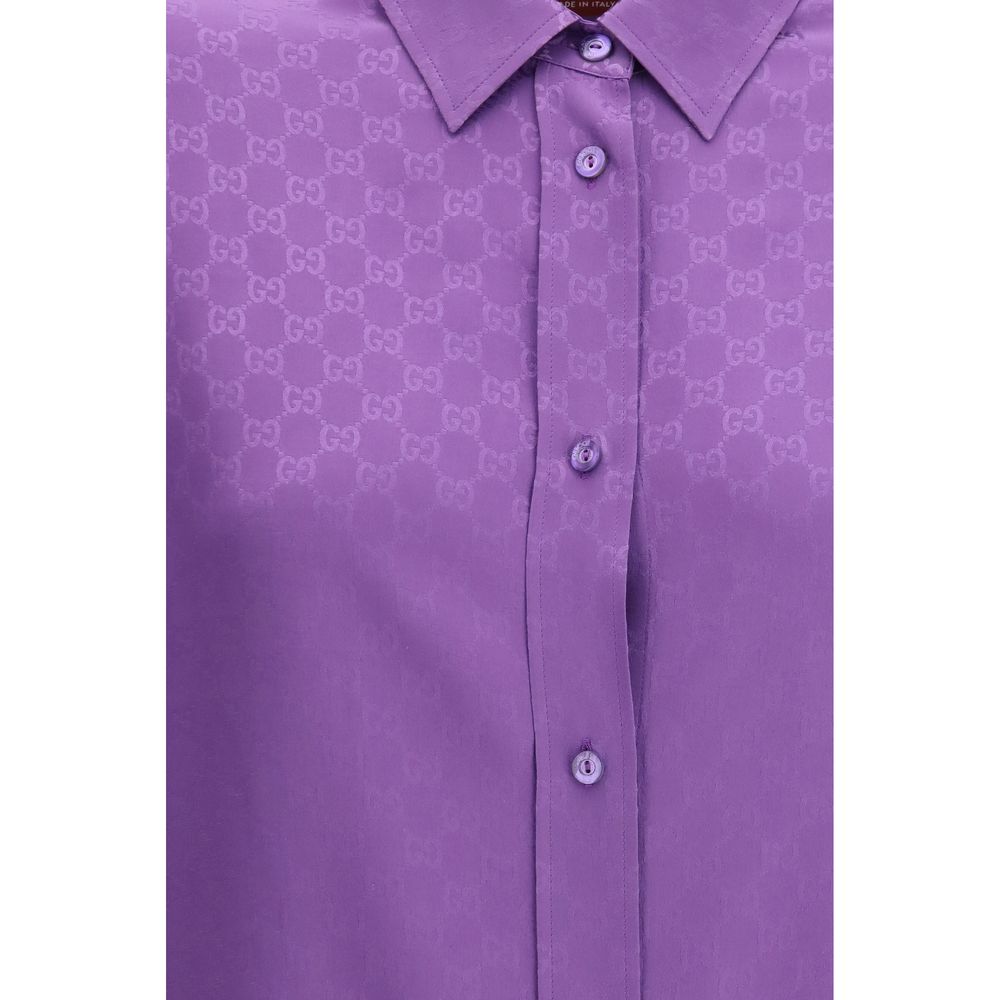 Gucci Multicolor Silk Dress Shirt