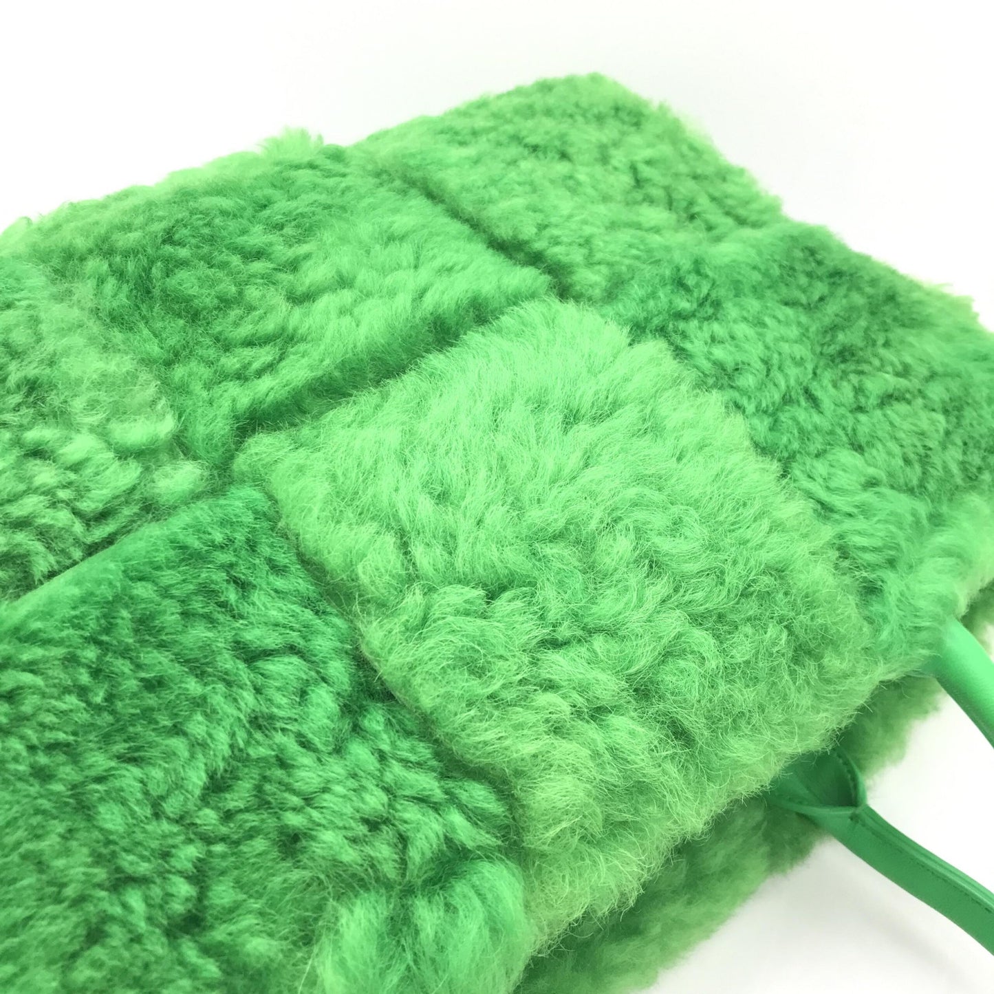 Bottega Veneta Arco Tote Intrecciato Shearling Small