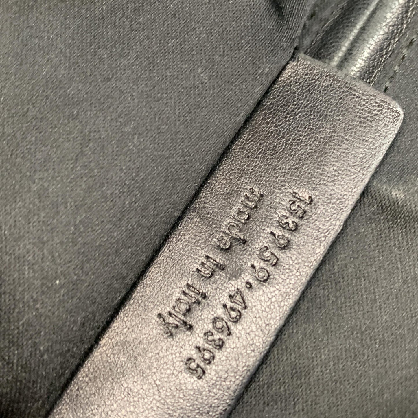 Saint Laurent Leather Handbag With Gold Hardware