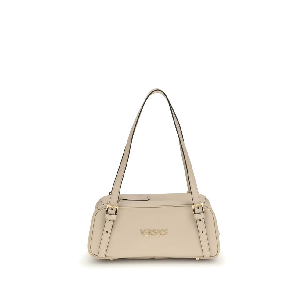 Versace Beige Lamb Ovis Aries Aries Shoulder Bag