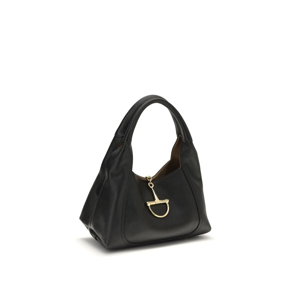Gucci Black Calf Leather Bos Taurus Shoulder Bag