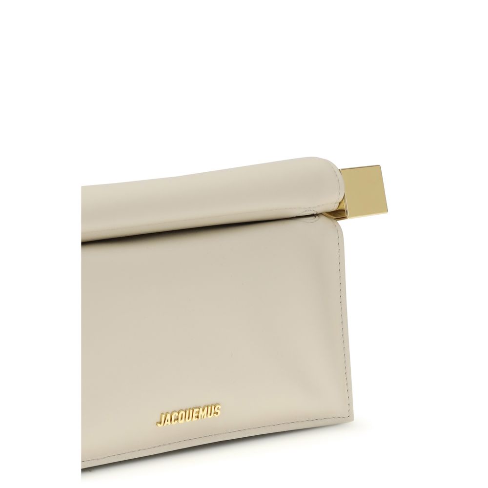 Jacquemus Beige Lamb Ovis Aries Aries Clutch Bag