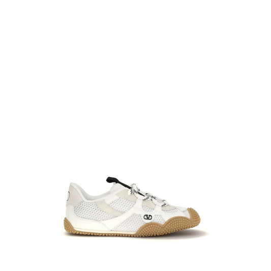 Valentino Garavani White Polyamide Athletic Sneakers