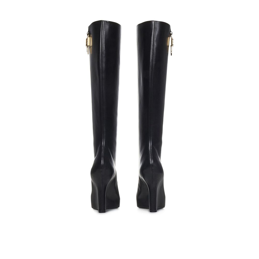 Givenchy Black Calfskin High Heel Boots