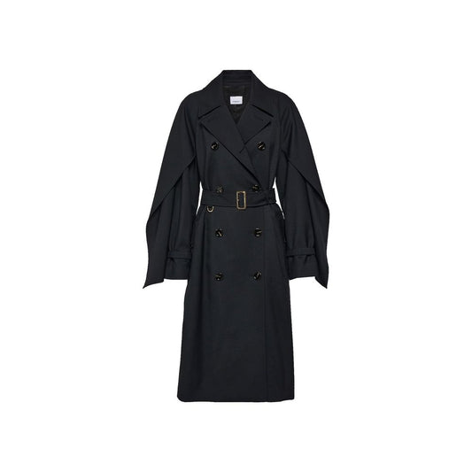 Burberry Black Polyester Coat