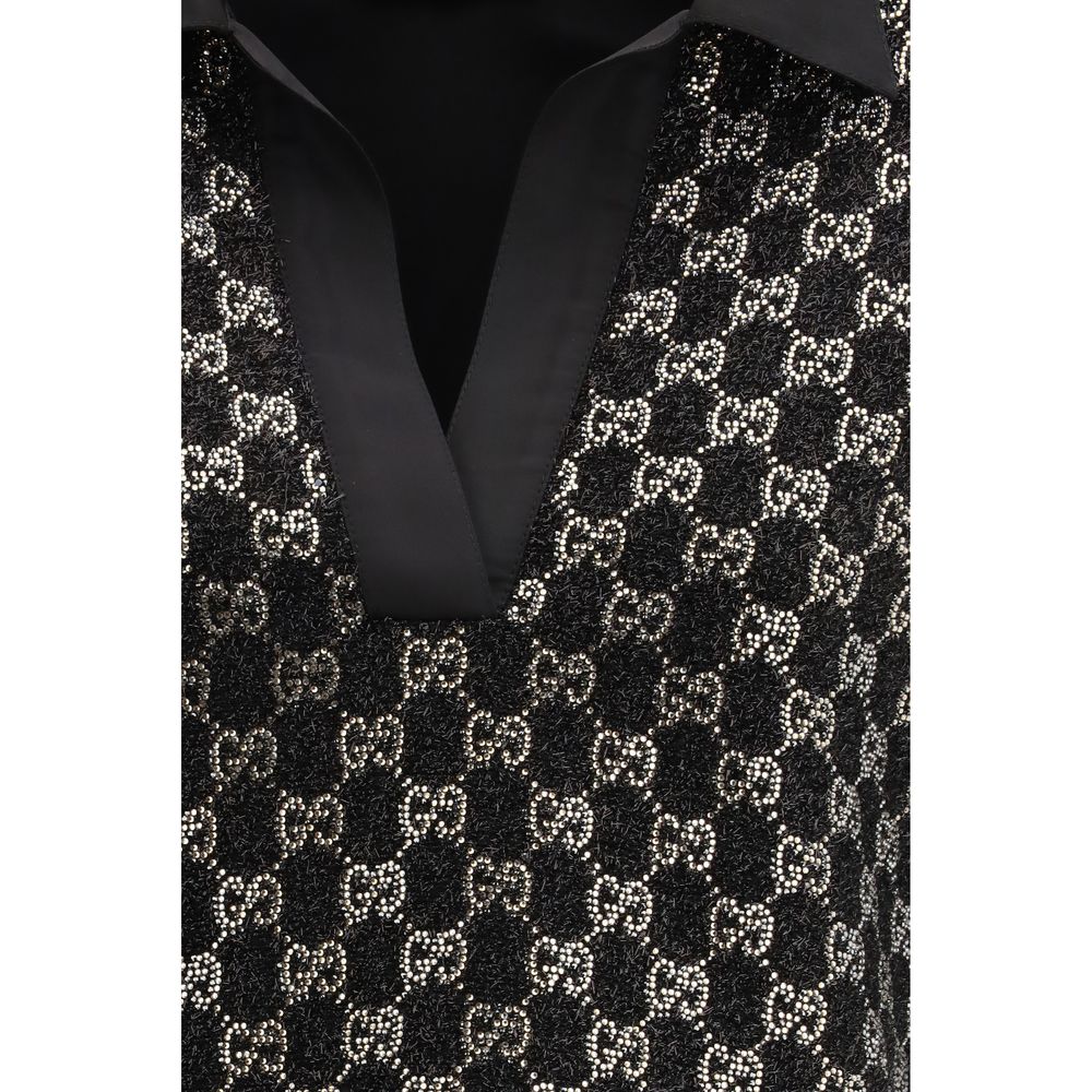 Gucci Black Viscose Top