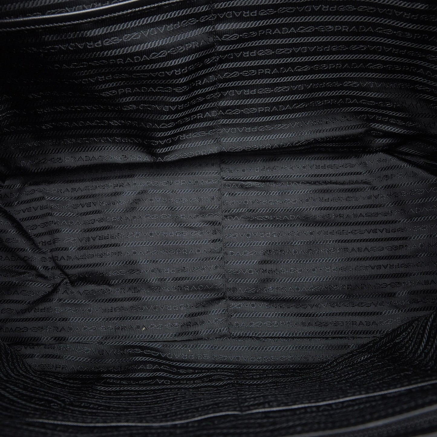 Prada Black Camouflage Tessuto Nylon Tote Bag