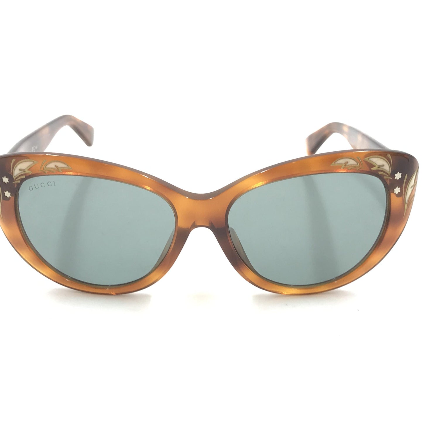 Gucci Cat Eye Sunglasses With Tortoise Shell