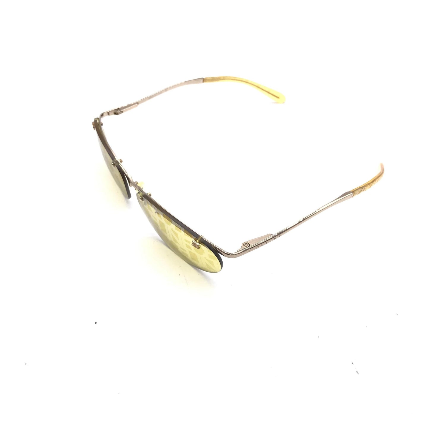 Celine Frameless Sunglasses With Yellow Lenses