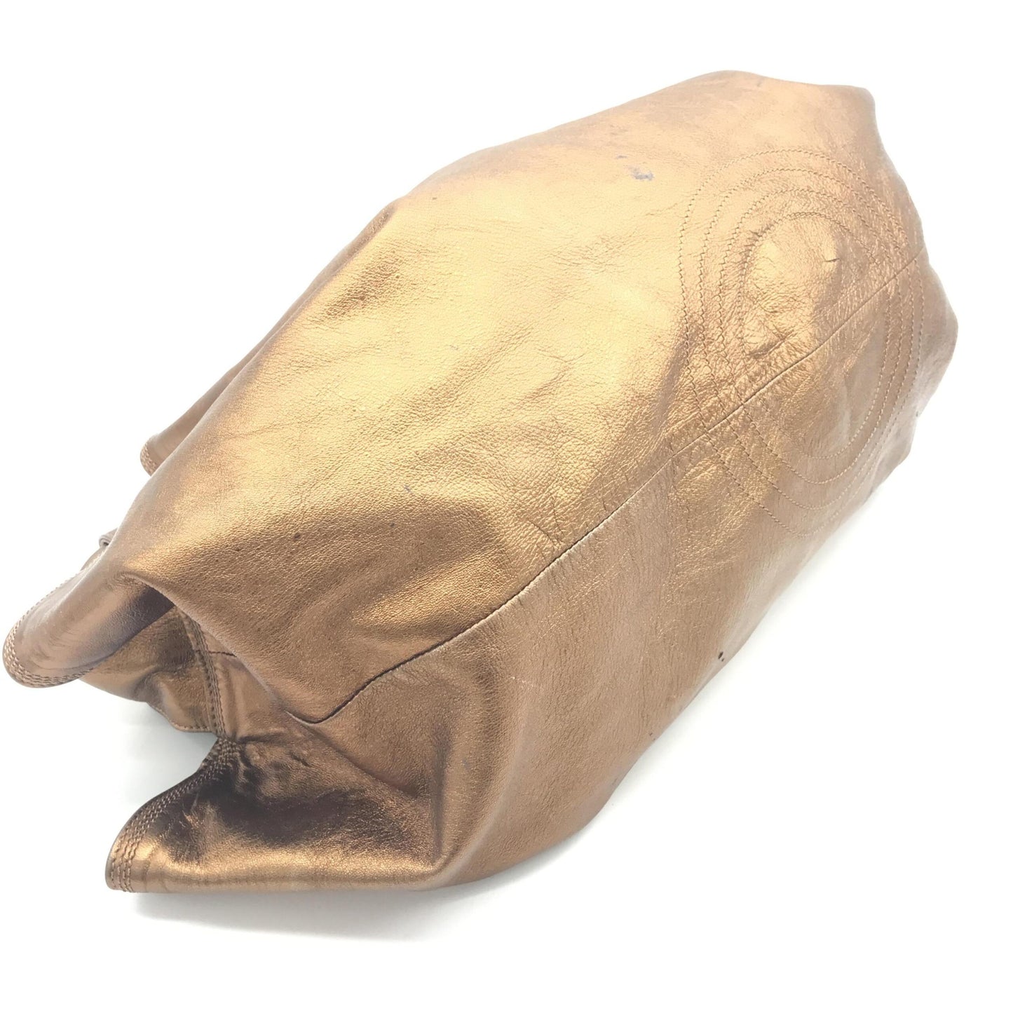 Loewe Metallic Bronze Nappa Aire Beige Shoulder Bag