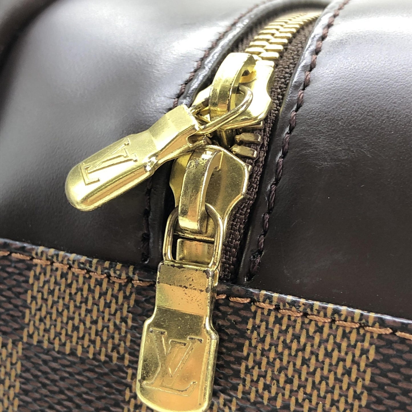 Louis Vuitton Sarria Horizontal Damier Ebene Top Handle Bag