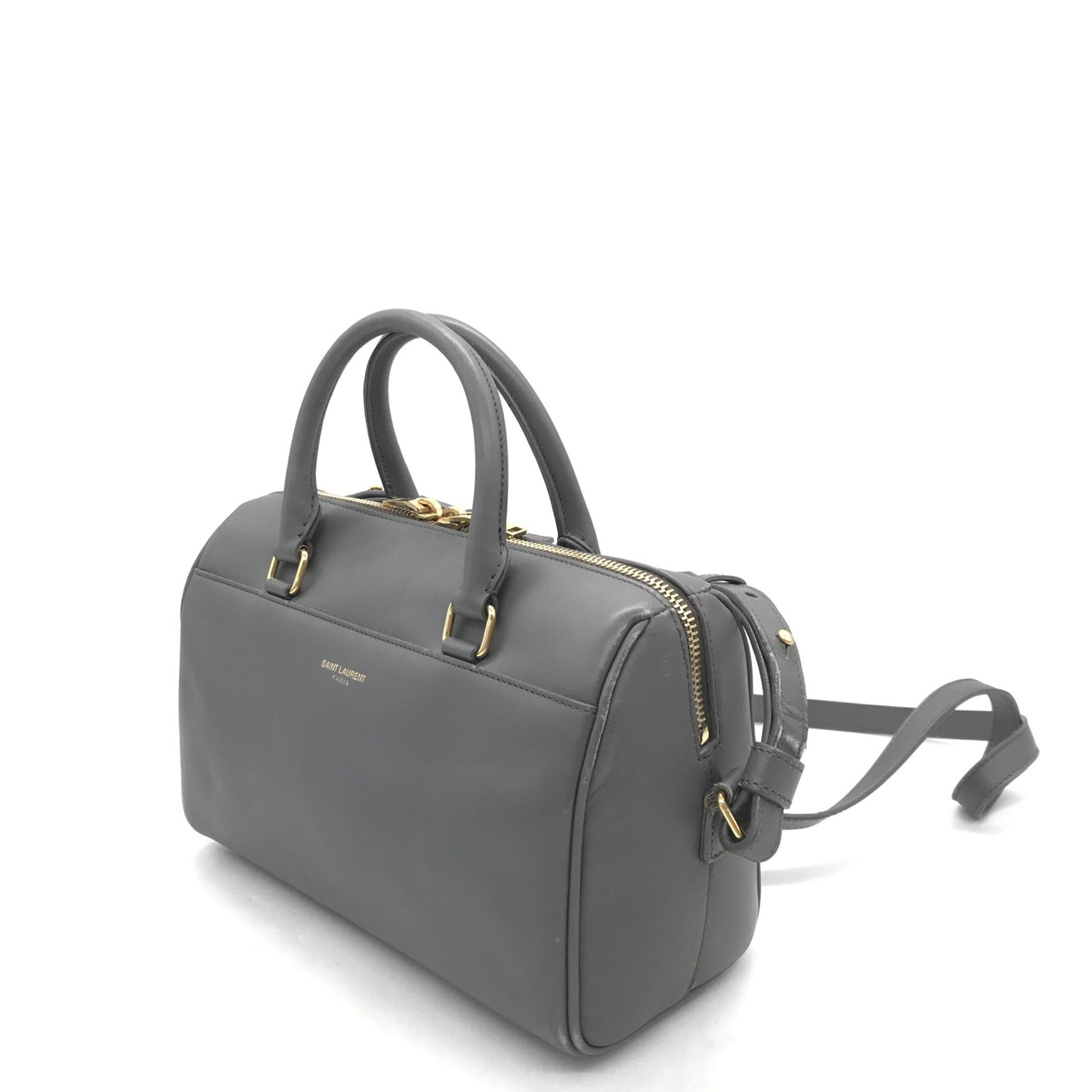 Yves Saint Laurent Classic Baby Duffle Bag Leather Black 491656