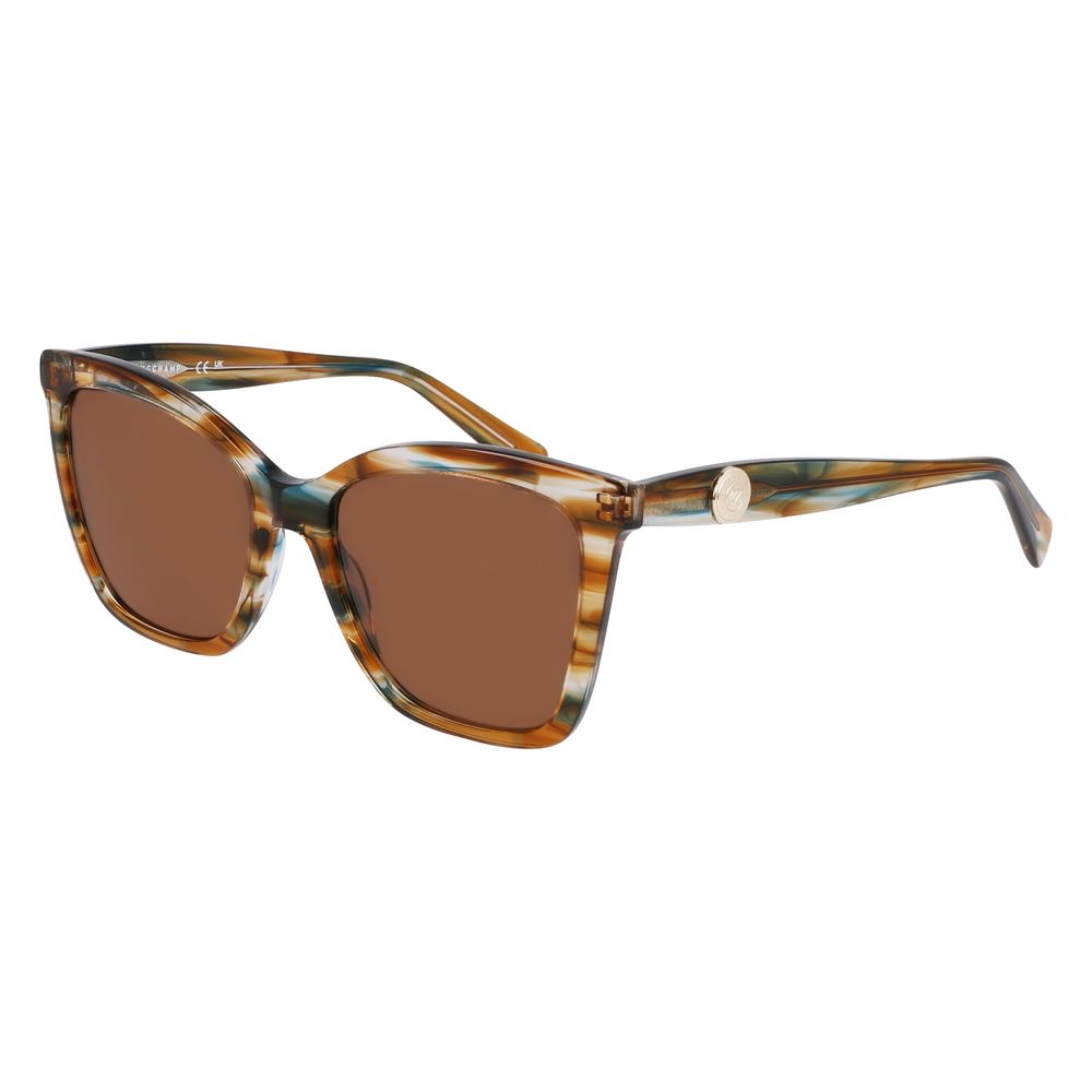 Longchamp Brown Acetate Sunglasses