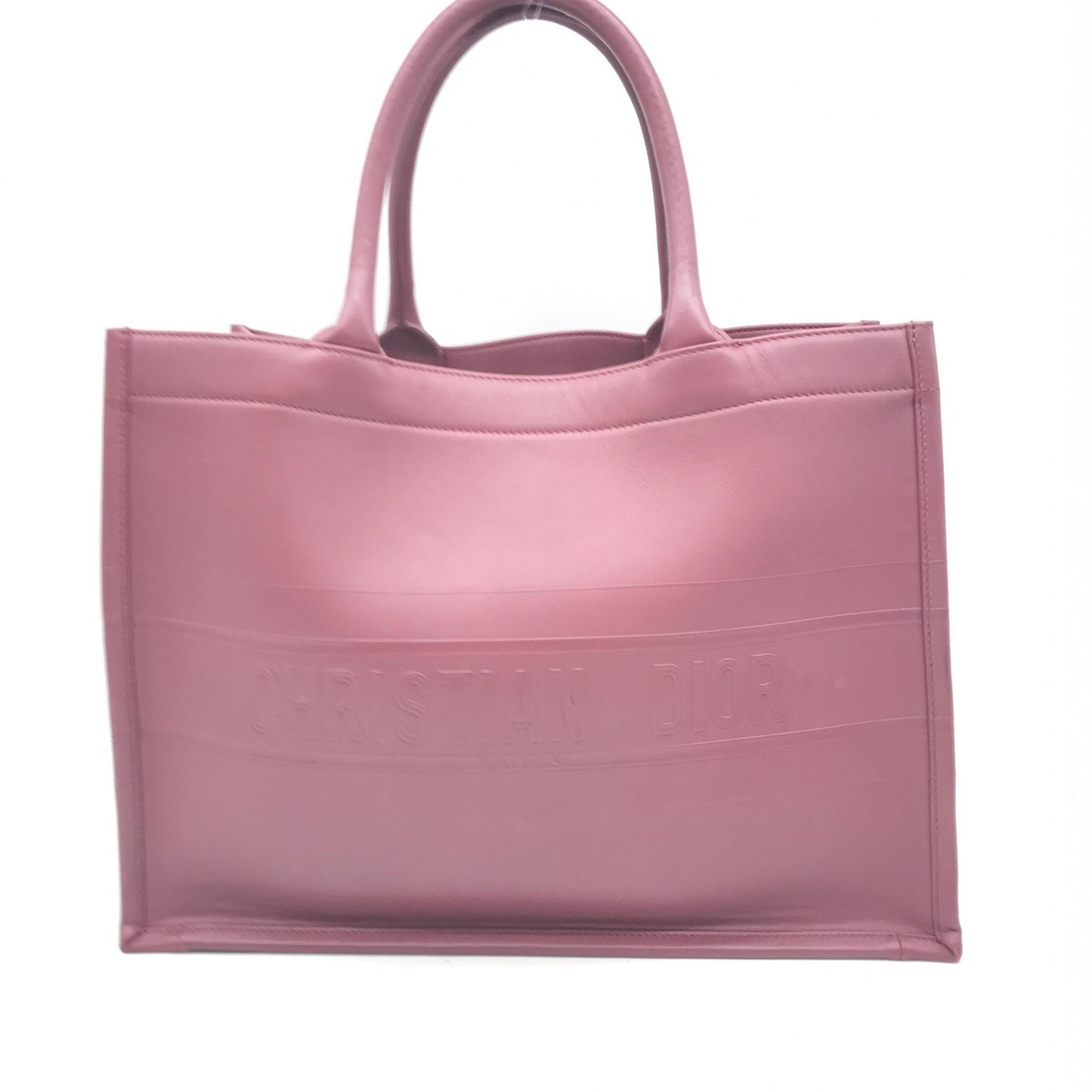 Christian Dior Leather Book Tote Bag