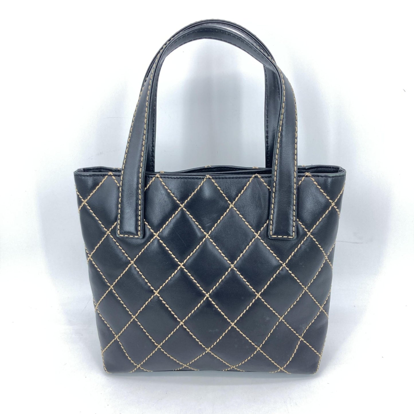 Chanel Black Wild Stitch Tote Bag