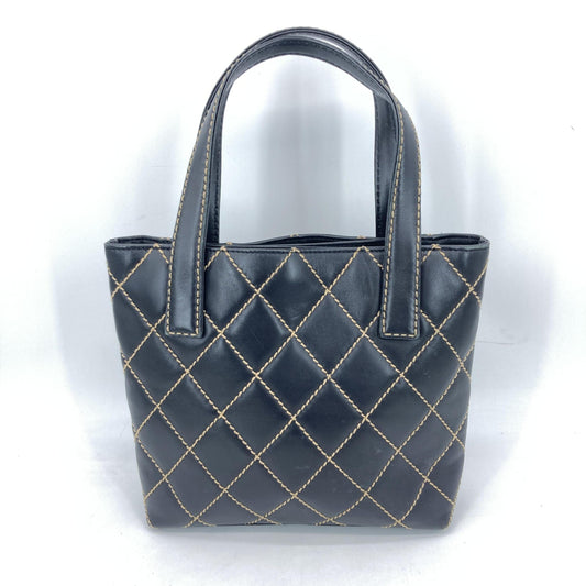 Chanel Black Wild Stitch Tote Bag