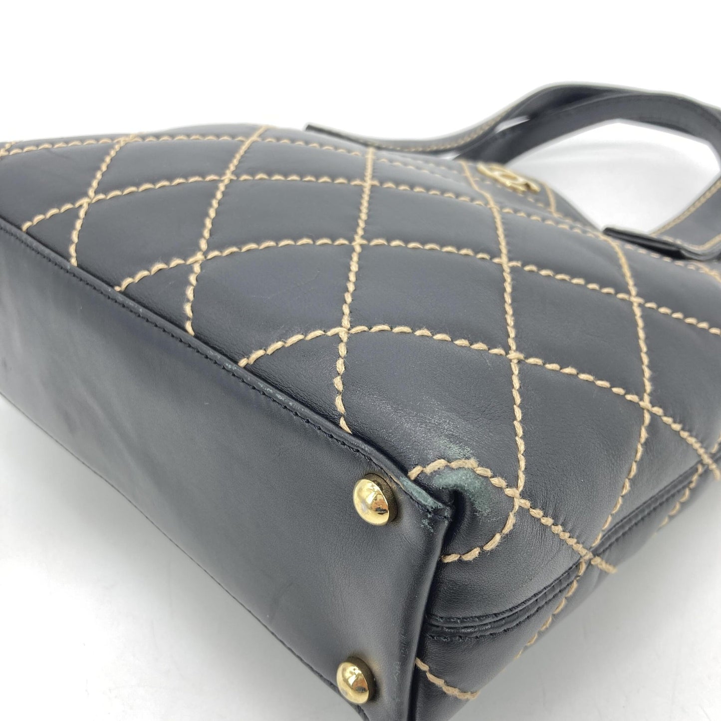 Chanel Black Wild Stitch Tote Bag