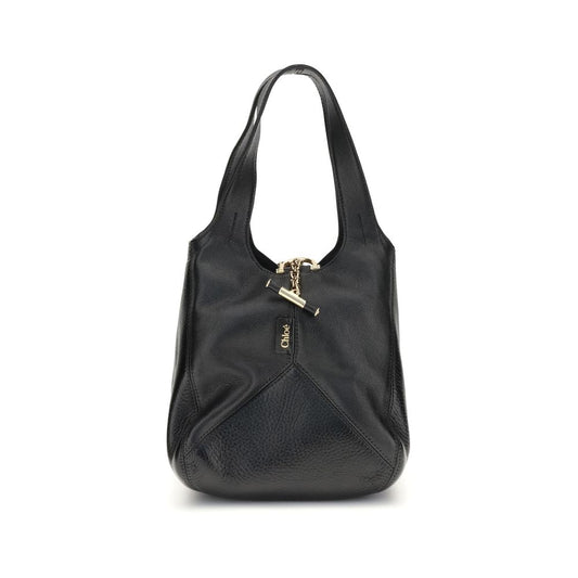 Chloé Black Buffalo Leather Shoulder Bag