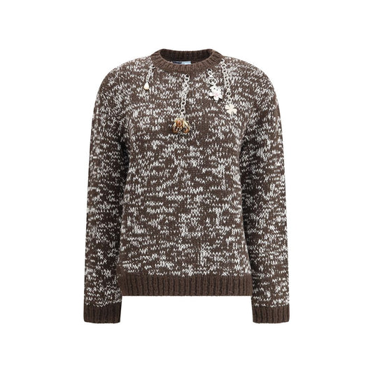 Prada Brown Fleece Wool Sweatshirt